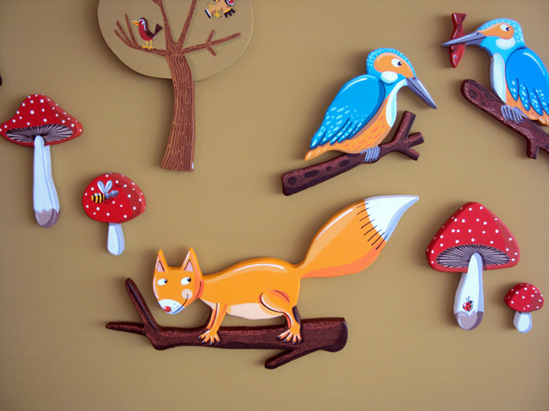 Ecureuil dans les bois BD